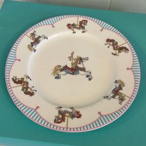 Tiffany & Co Carousel Plate ( great for decor in a baby nursery) room. Vintage
